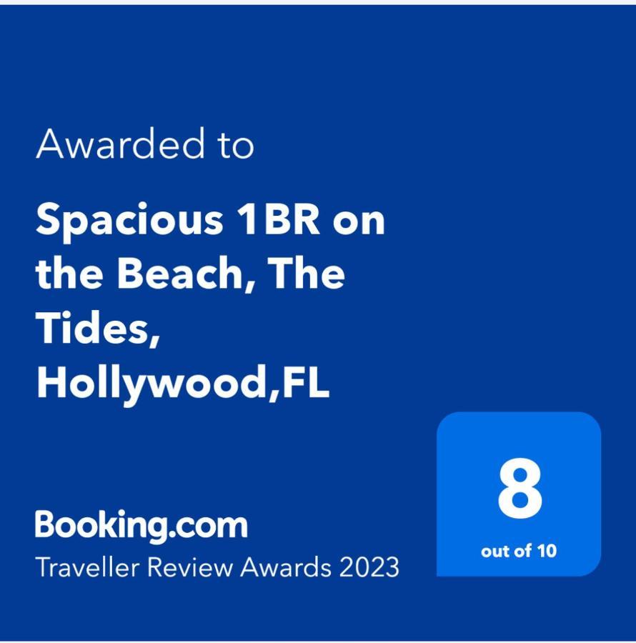 Spacious 1Br On The Beach, The Tides, Hollywood,Fl Esterno foto